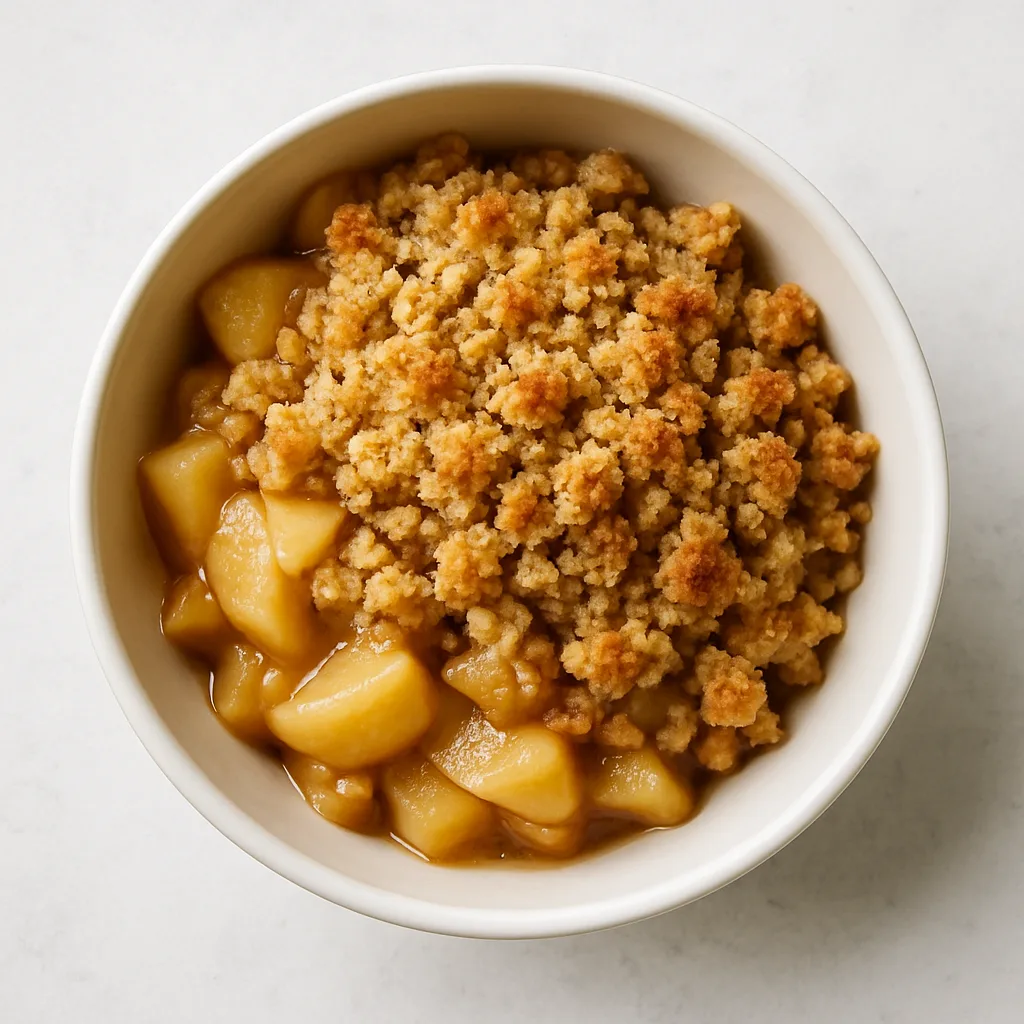 Apple Crumble — plant-based or original dish photo