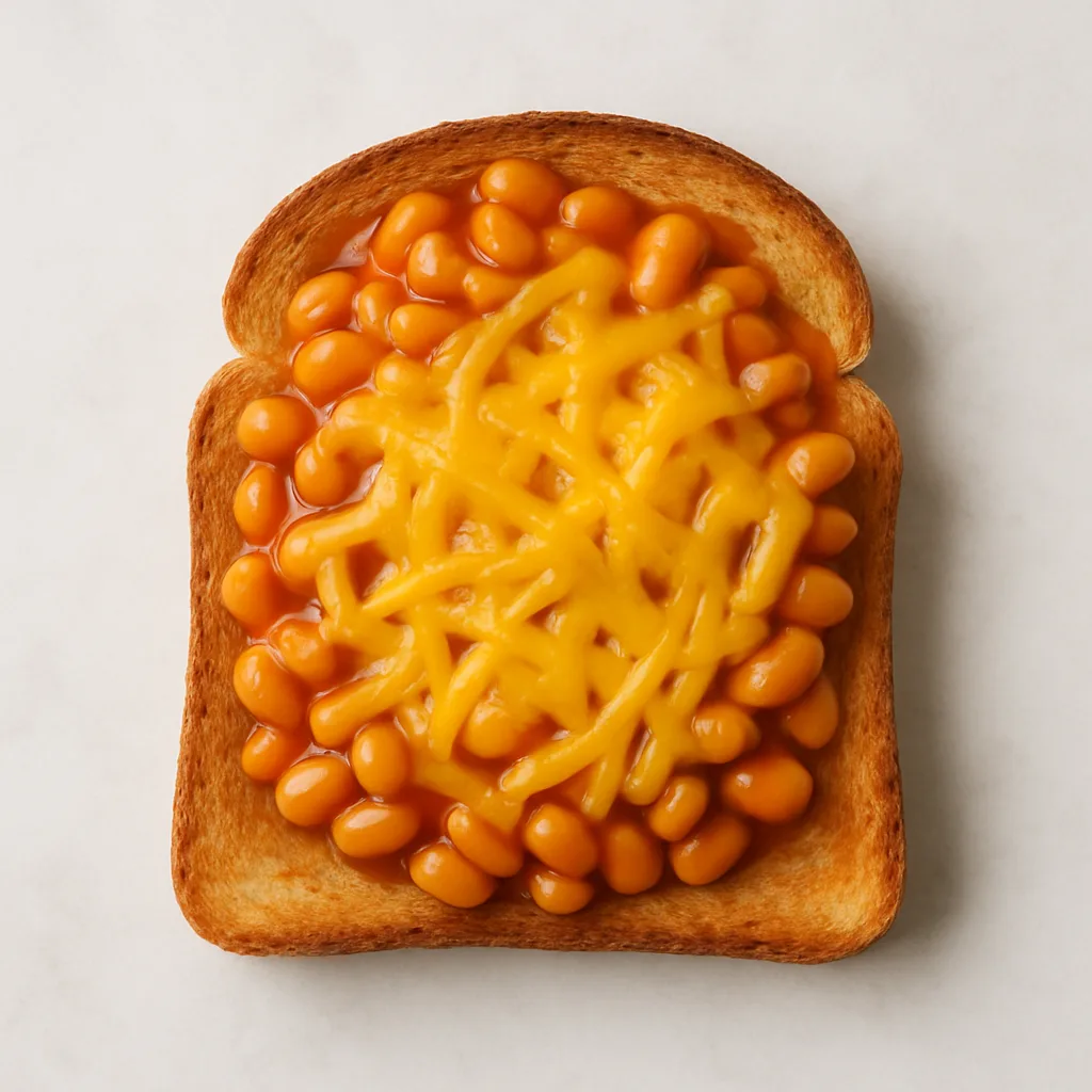 Beans On Toast With Cheese — plant-based or original dish photo