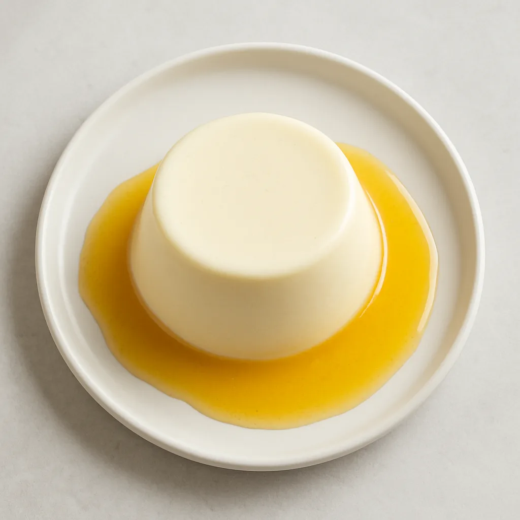 Vegan Butter Block Panna Cotta — plant-based or original dish photo