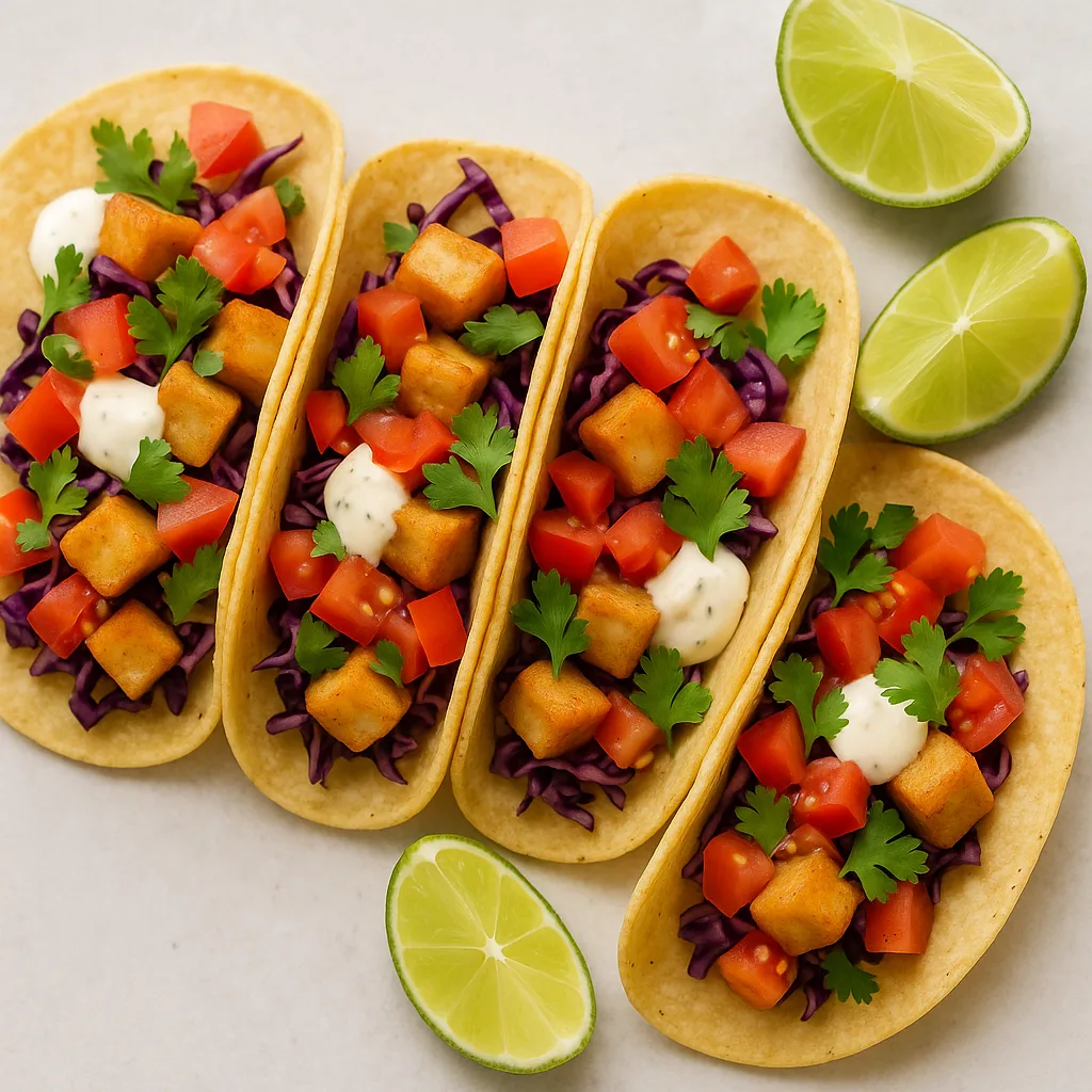 Vegan Butter Block Tacos — plant-based or original dish photo
