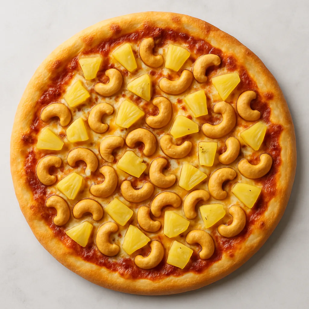 Cashews Hawaiian Pizza — plant-based or original dish photo
