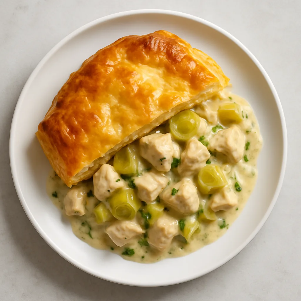 Chicken And Leek Pie — plant-based or original dish photo
