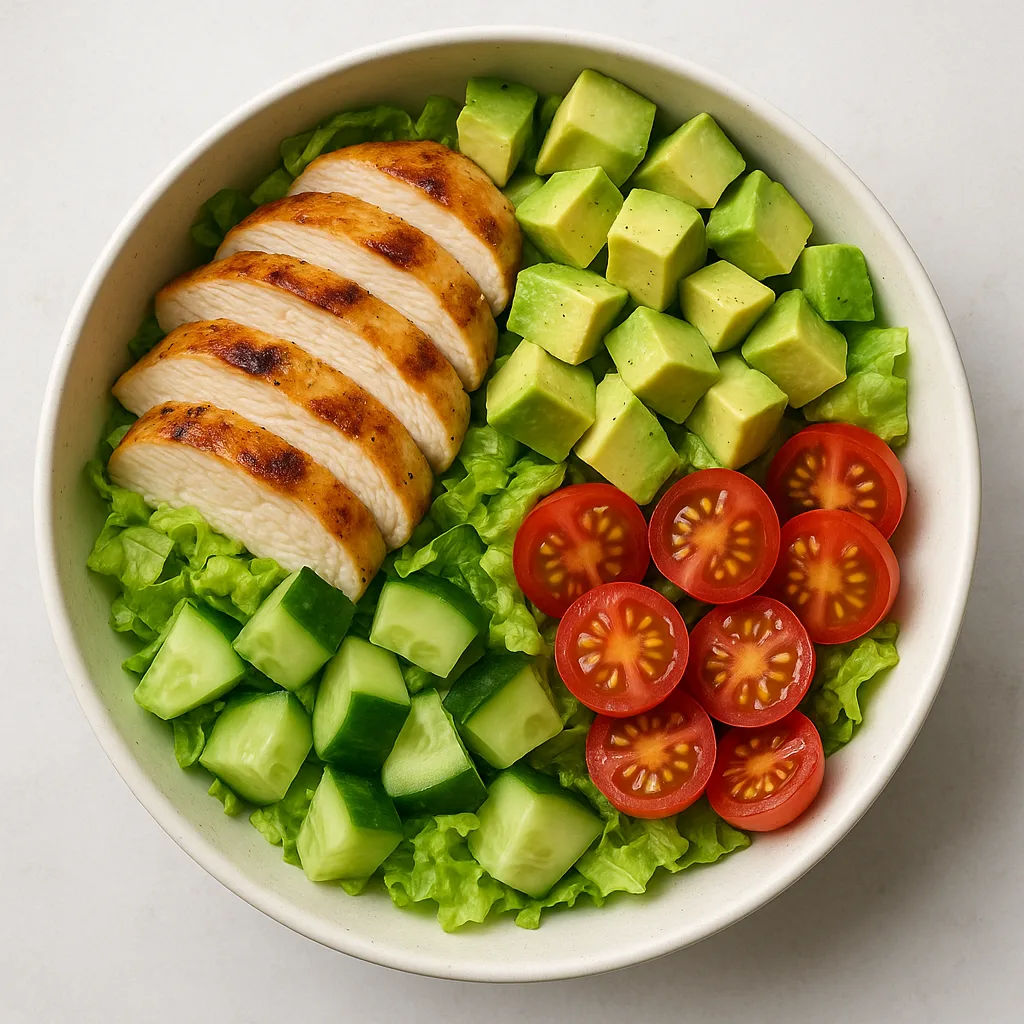 Chicken Avocado Salad — plant-based or original dish photo