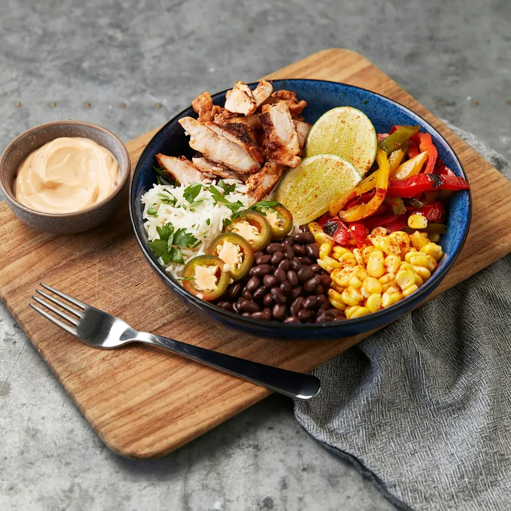 Chicken Burrito Bowl — plant-based or original dish photo
