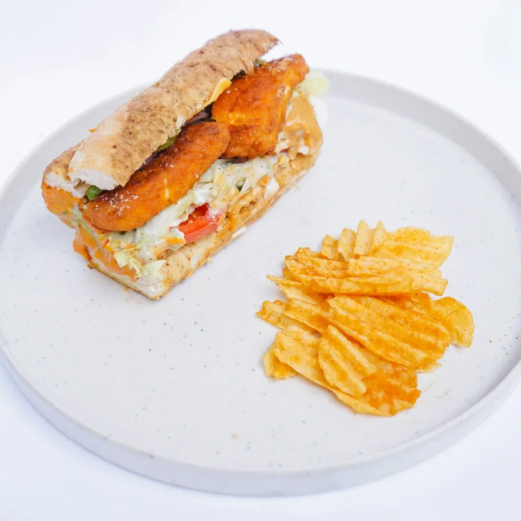 Chicken Mayo Sandwich — plant-based or original dish photo