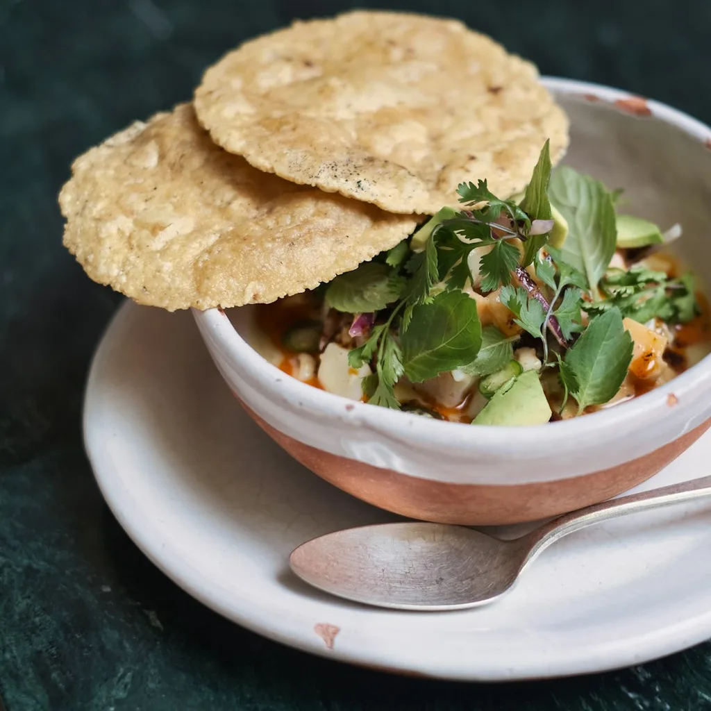 Chicken Tortilla Soup — plant-based or original dish photo