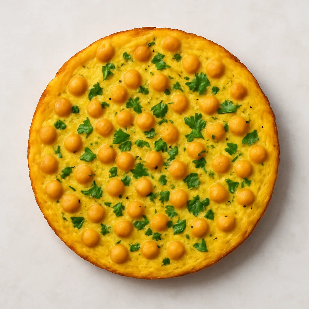 Chickpeas Frittata — plant-based or original dish photo