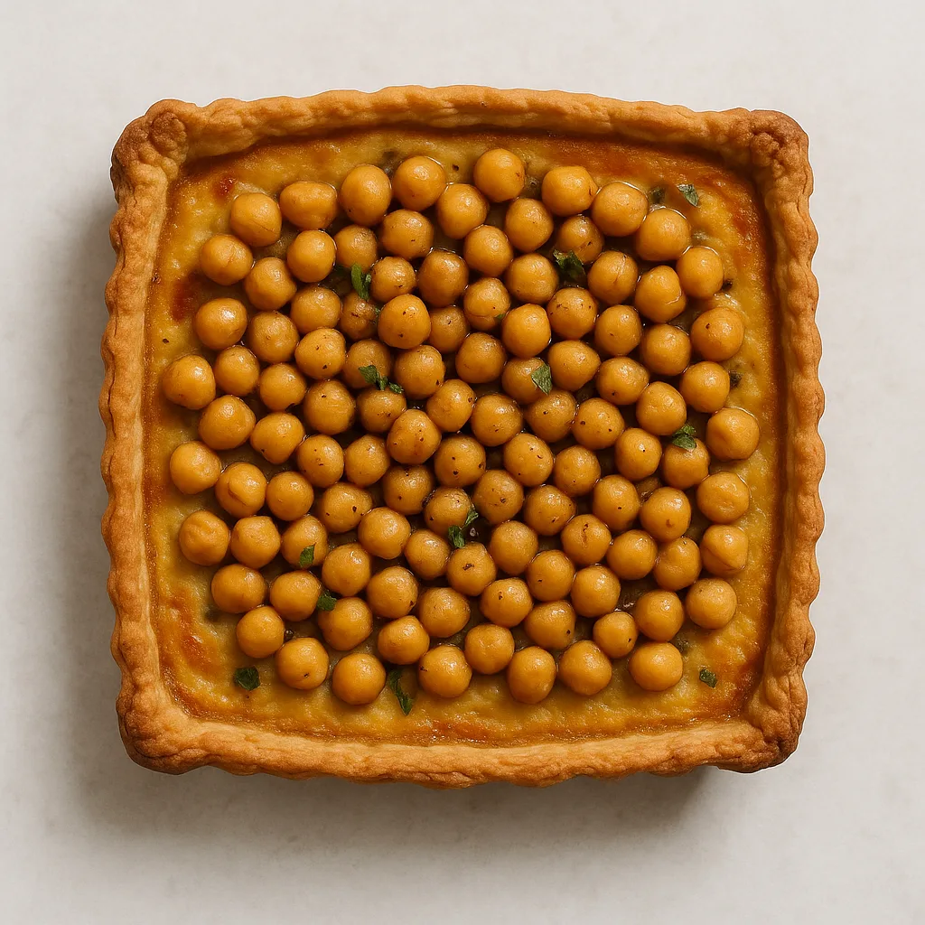Chickpeas Tart — plant-based or original dish photo