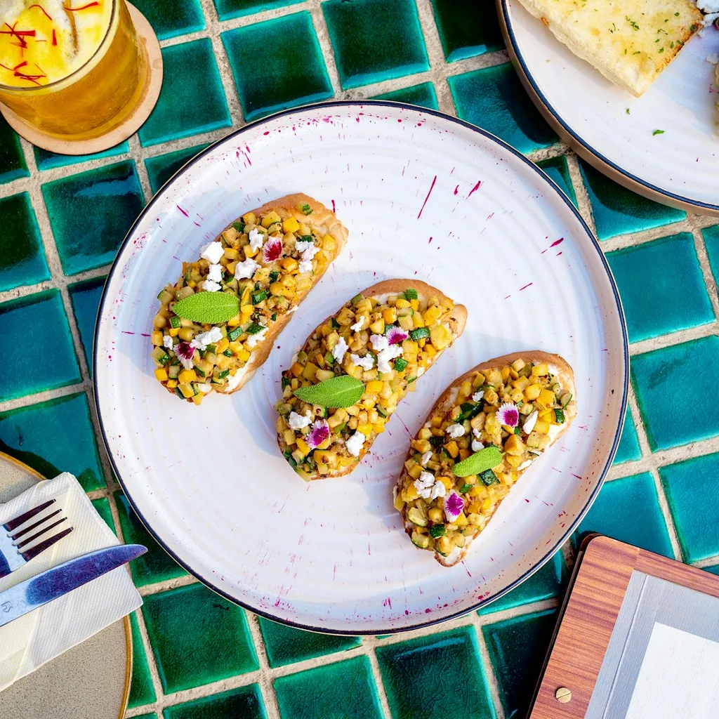 Chickpeas Toast — plant-based or original dish photo