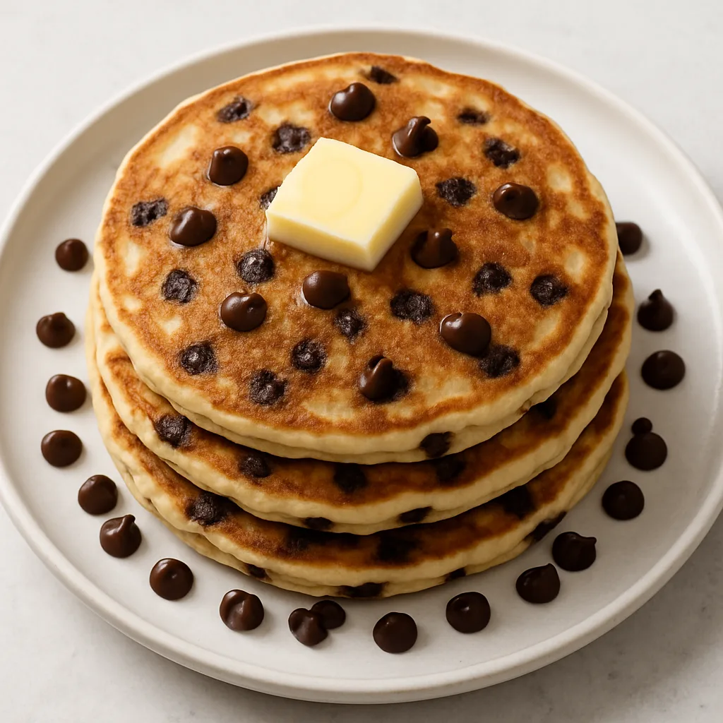 Chocolate Chip Pancakes — plant-based or original dish photo