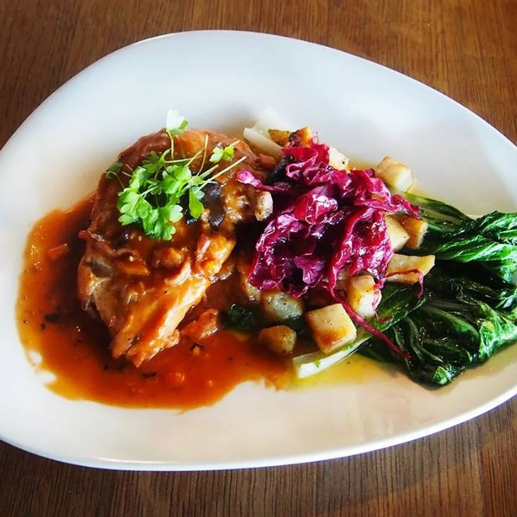 Coq Au Vin — plant-based or original dish photo