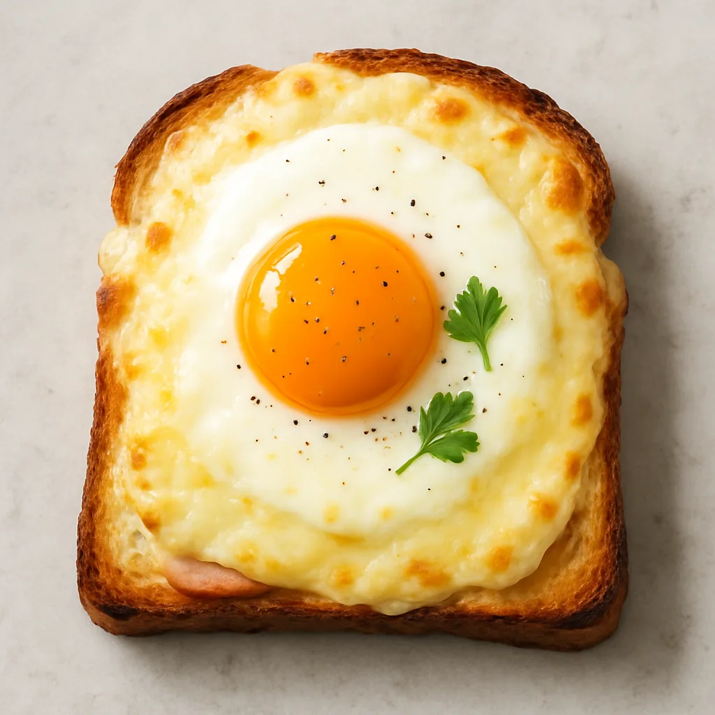 Croque Madame — plant-based or original dish photo