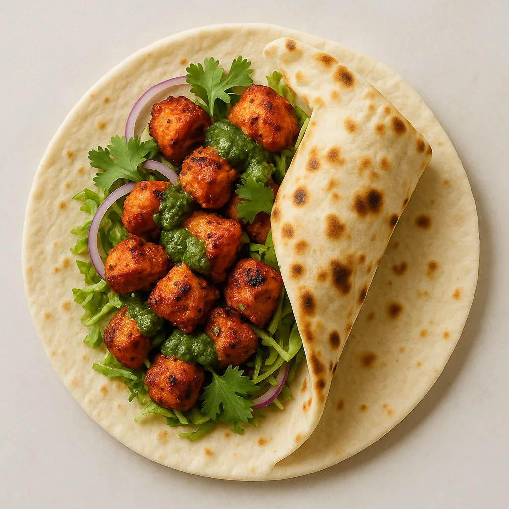 Dishoom Chicken Tikka Roll — plant-based or original dish photo