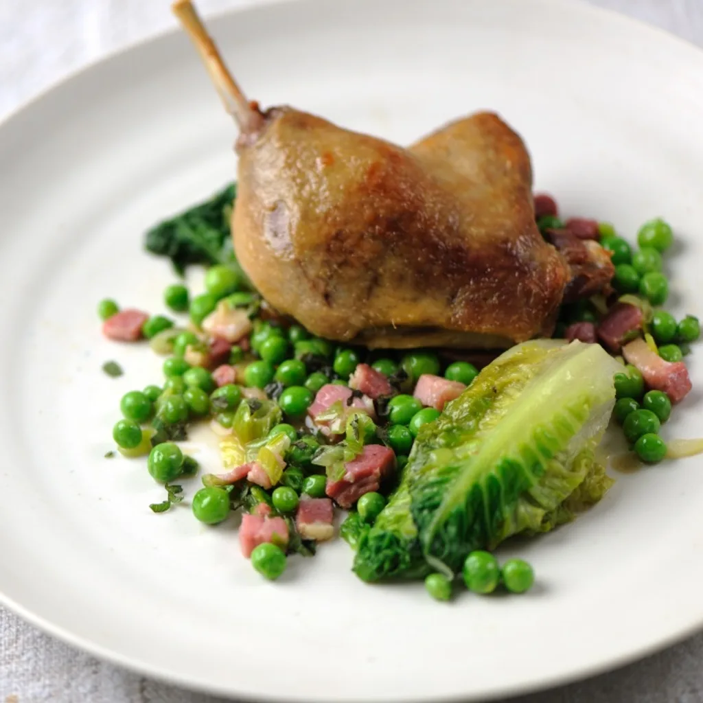 Duck Confit — plant-based or original dish photo