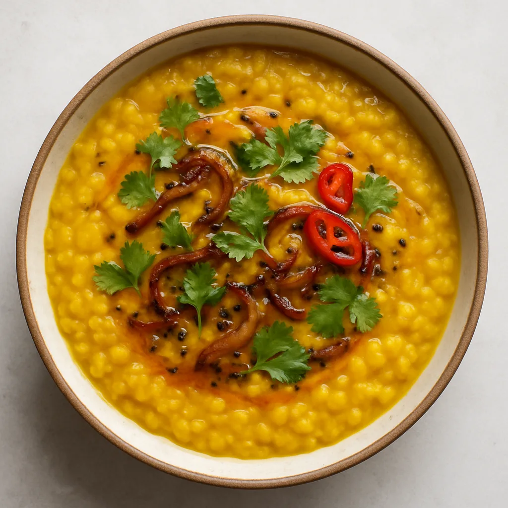 Vegan Ghee Tarka Dhal — plant-based or original dish photo