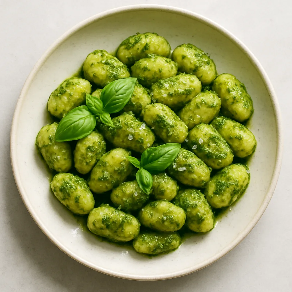 Gnocchi Al Pesto — plant-based or original dish photo