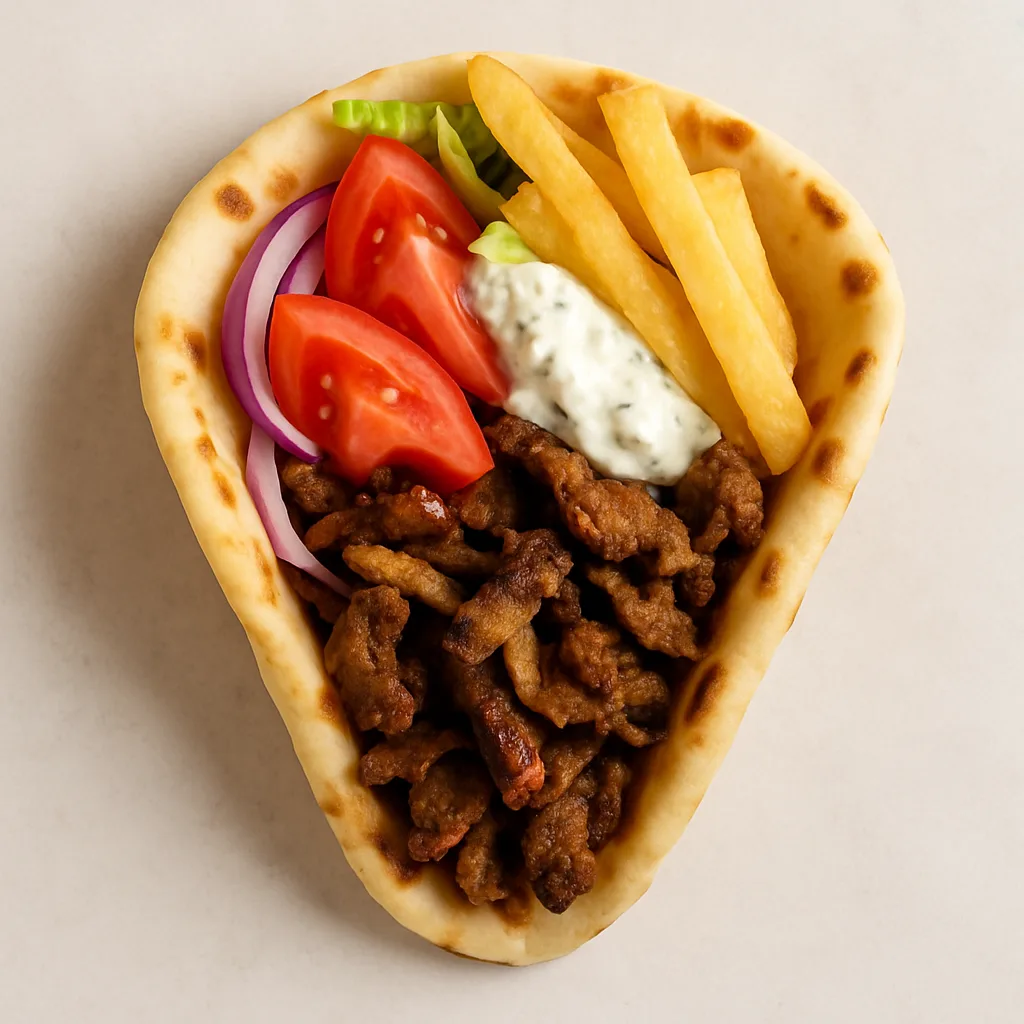 Gyros — plant-based or original dish photo
