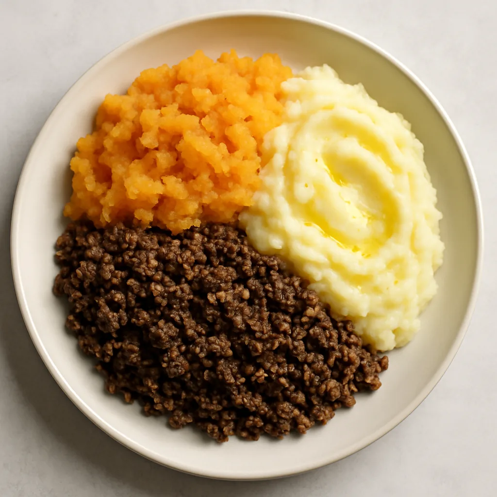 Haggis Neeps And Tatties — plant-based or original dish photo