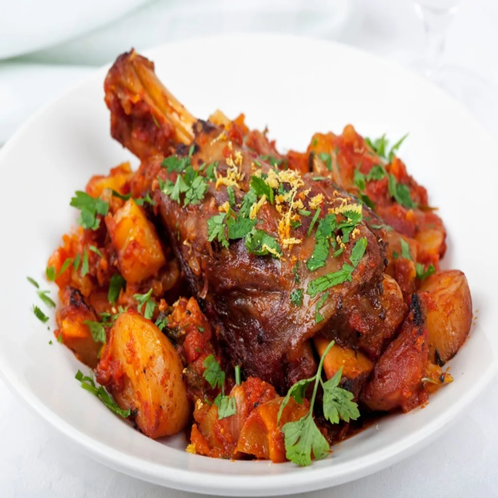 Lamb Shank — plant-based or original dish photo