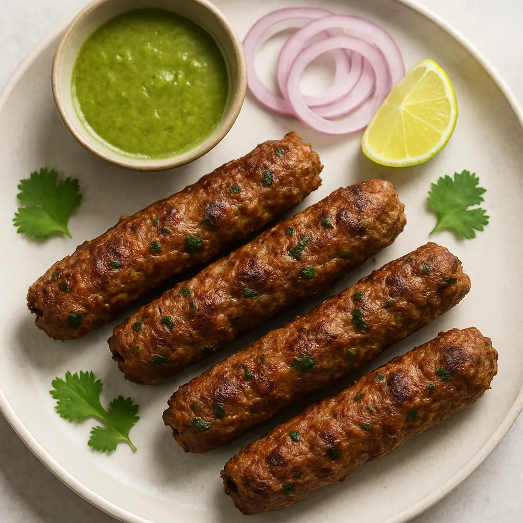 Lamb Sheekh Kebab — plant-based or original dish photo