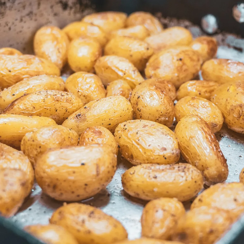 Lentils Gunpowder Potatoes — plant-based or original dish photo