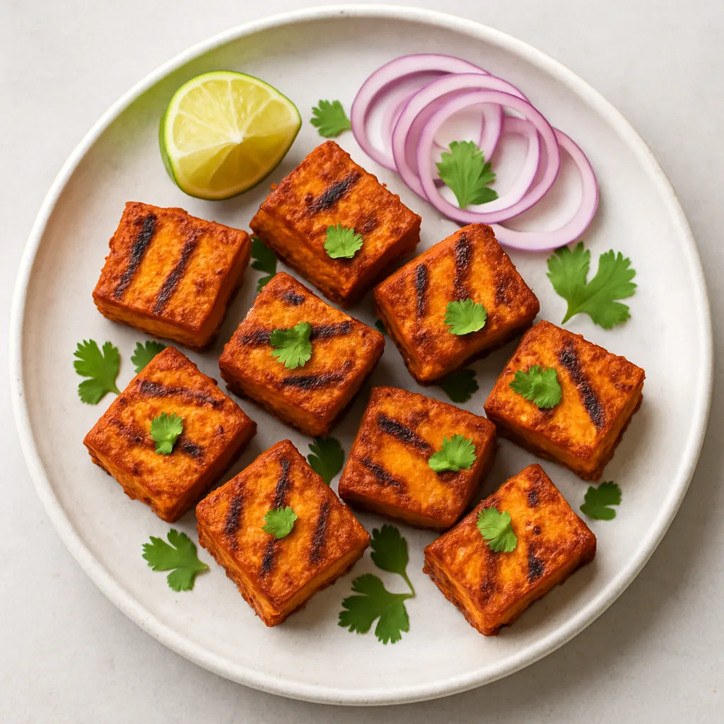 Marinated Firm Tofu Tikka — plant-based or original dish photo