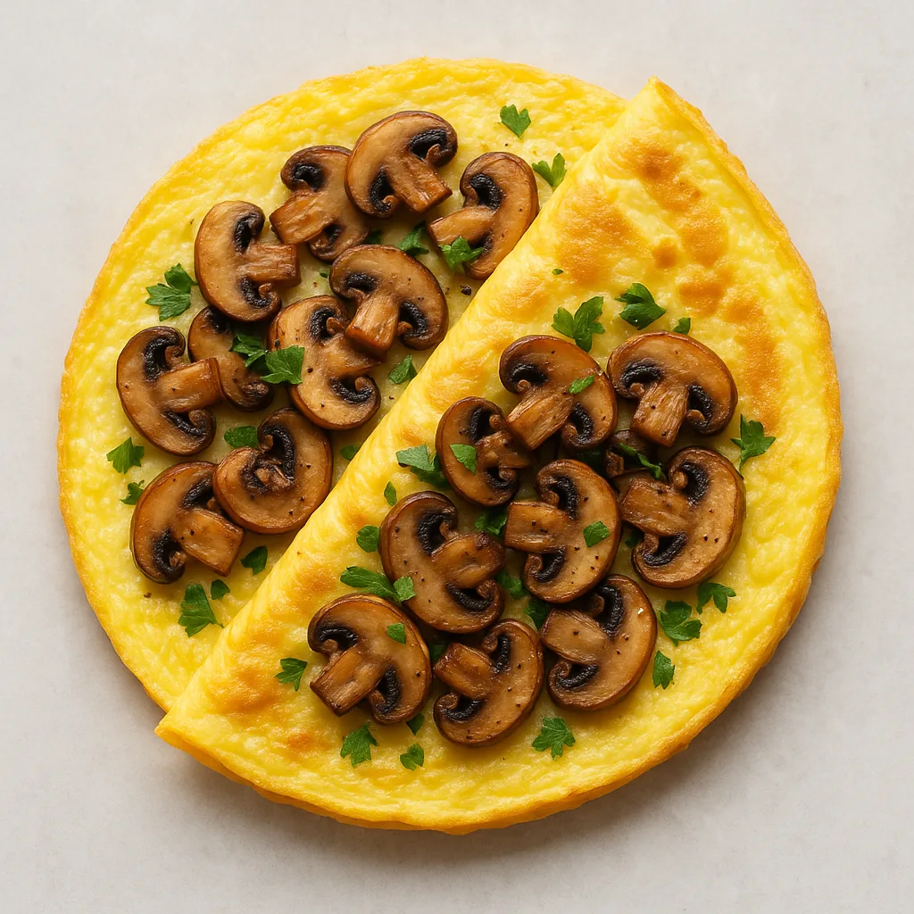 Mushroom Omelette — plant-based or original dish photo