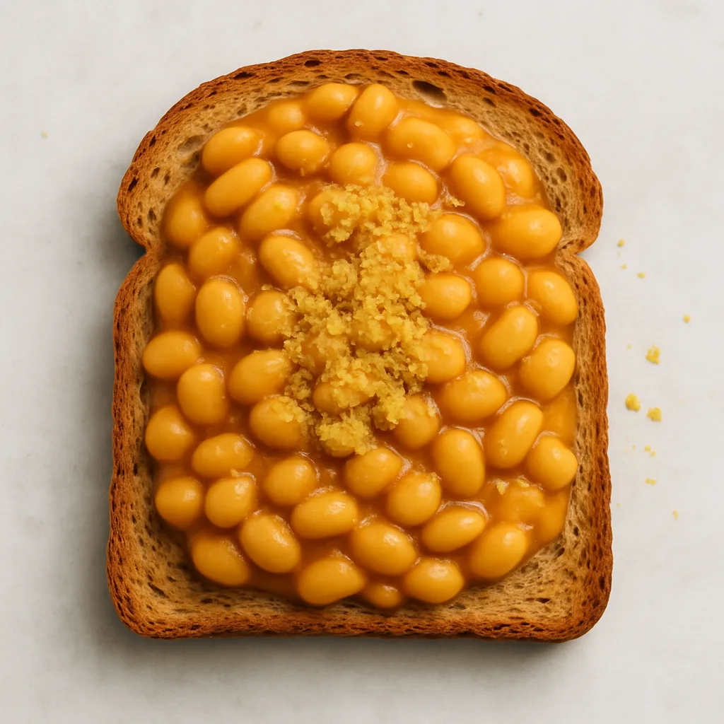 Nutritional Yeast Beans On Toast With — plant-based or original dish photo