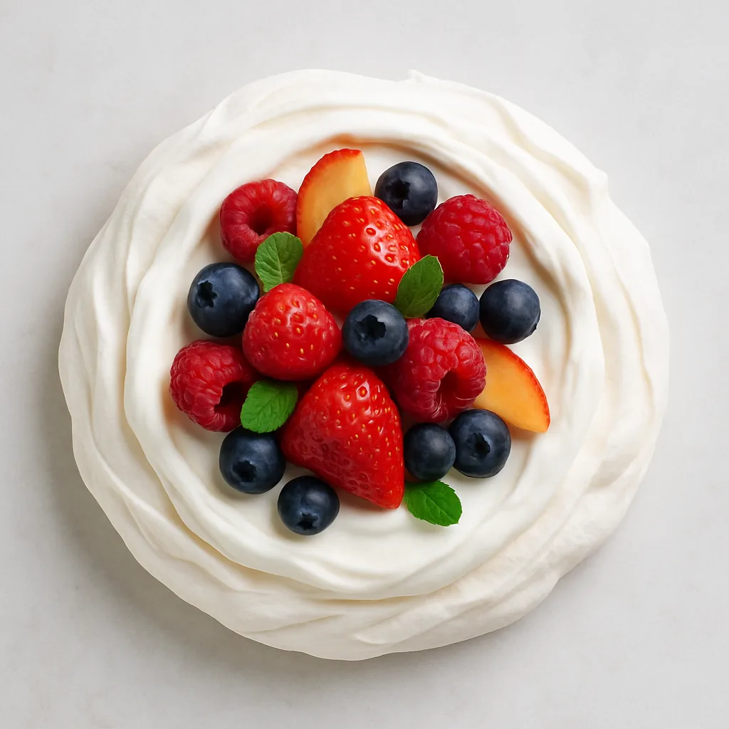 Pavlova — plant-based or original dish photo