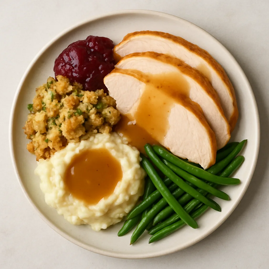 Roast Turkey Dinner — plant-based or original dish photo