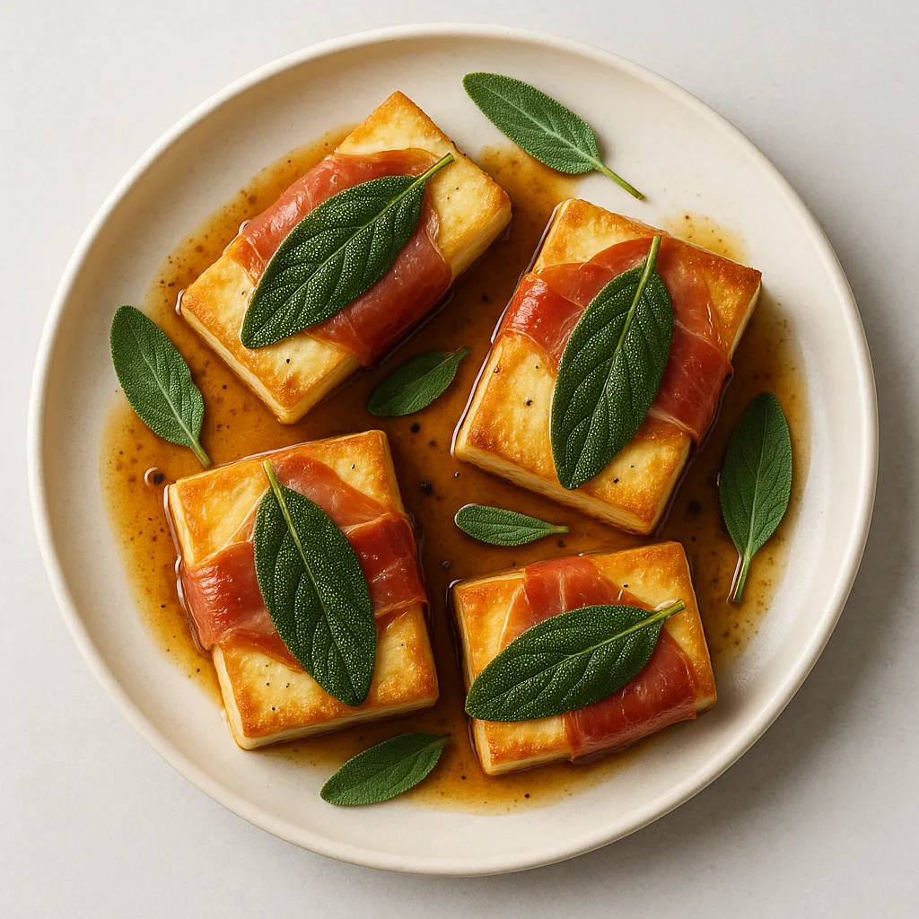 Sage Tofu Saltimbocca — plant-based or original dish photo