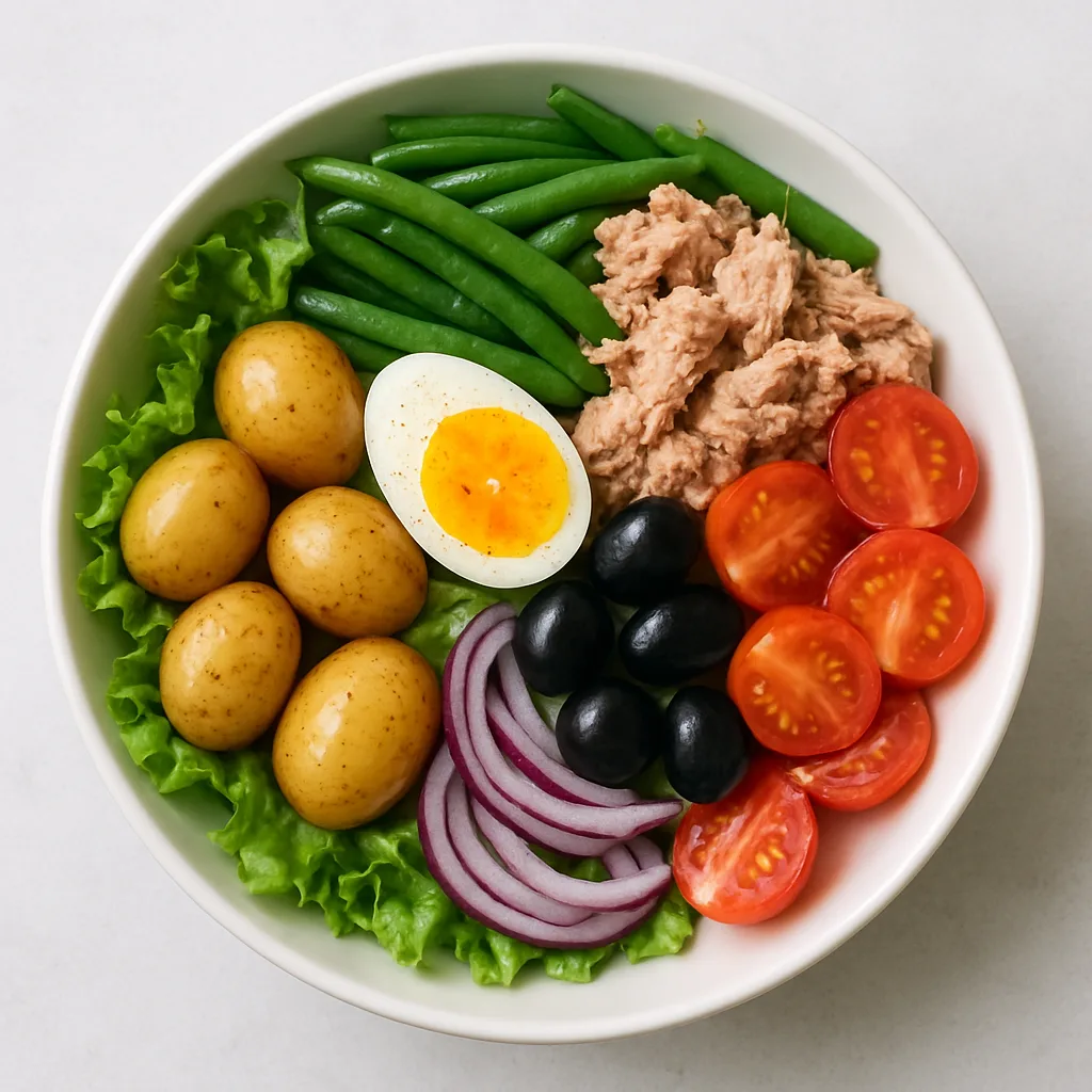 Salade Nicoise — plant-based or original dish photo