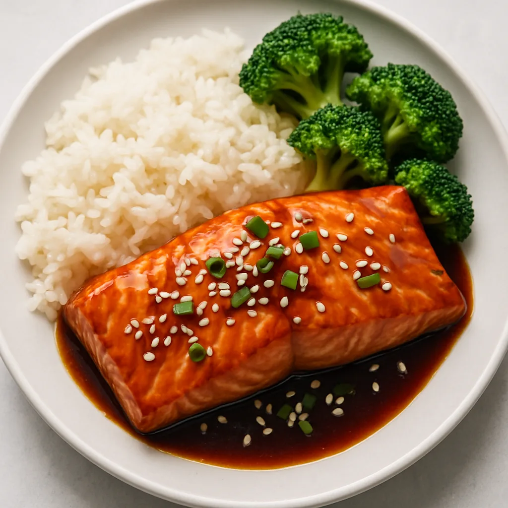 Salmon Teriyaki — plant-based or original dish photo