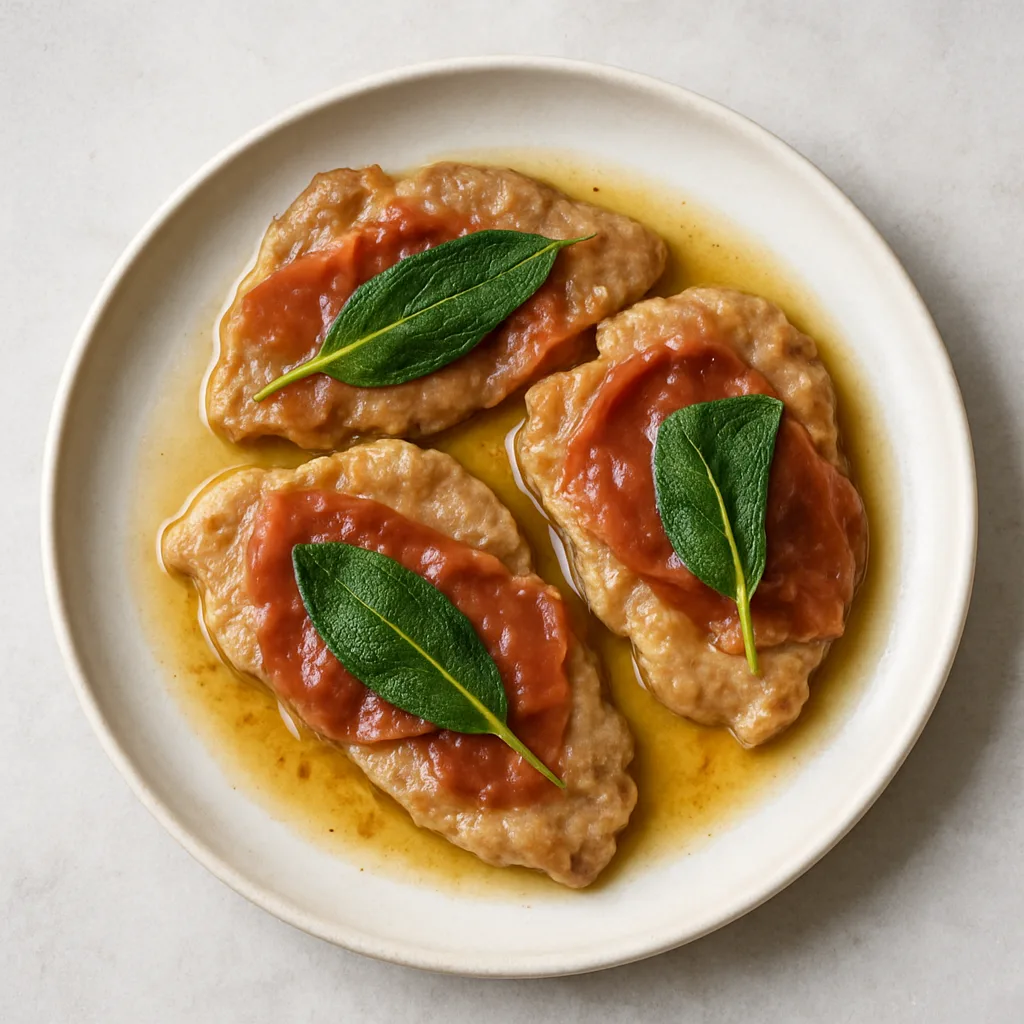 Saltimbocca Alla Romana — plant-based or original dish photo