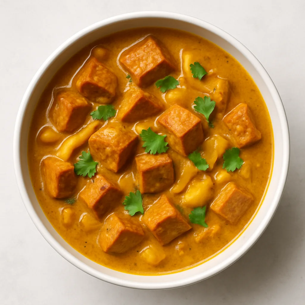 Seitan Curry — plant-based or original dish photo