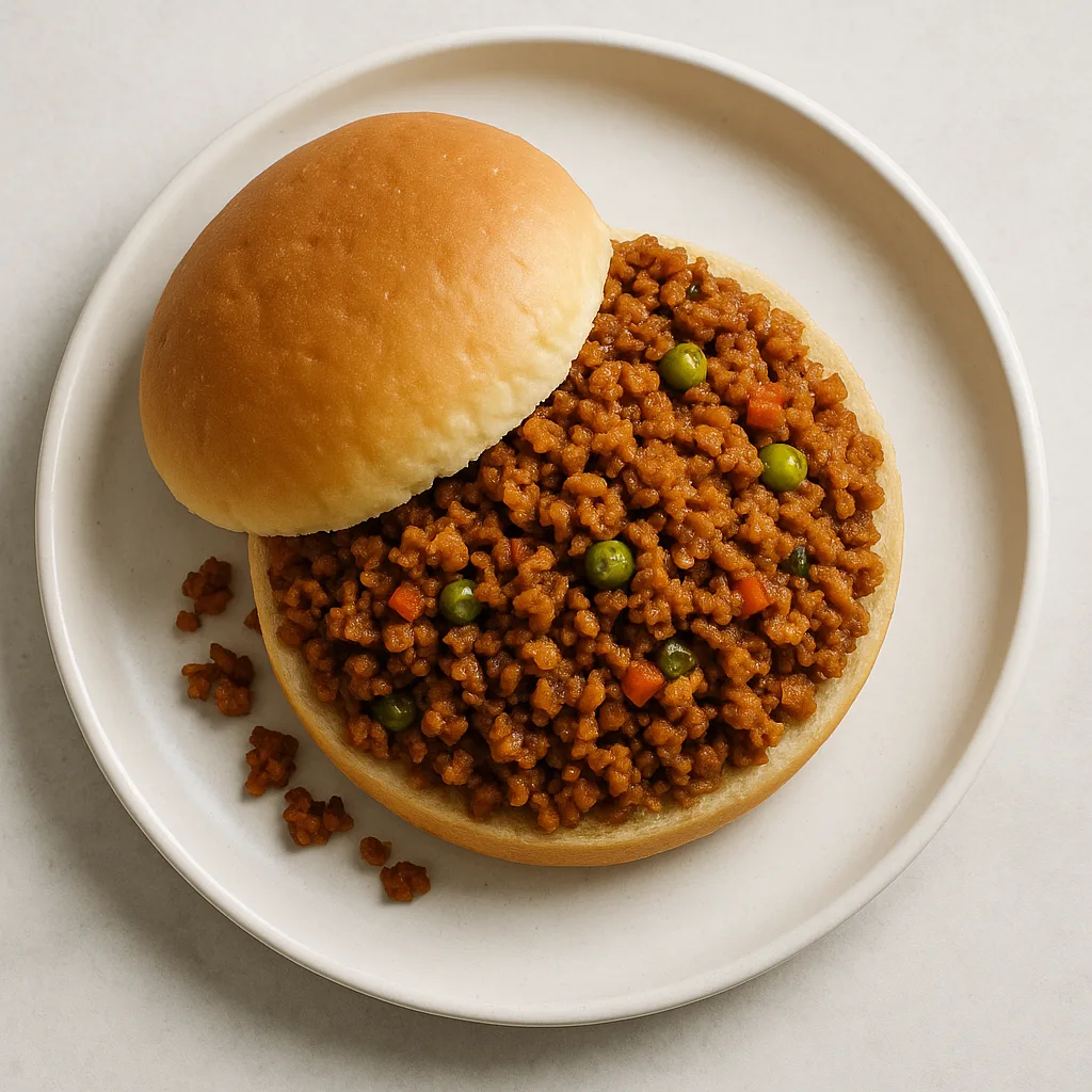 Seitan Keema Pau — plant-based or original dish photo