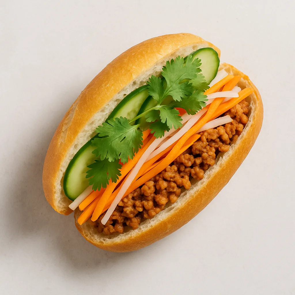 Soy Mince Banh Mi — plant-based or original dish photo
