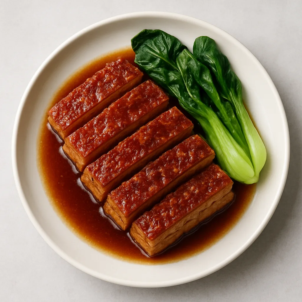 Soy Mince Chinese Roast Belly — plant-based or original dish photo