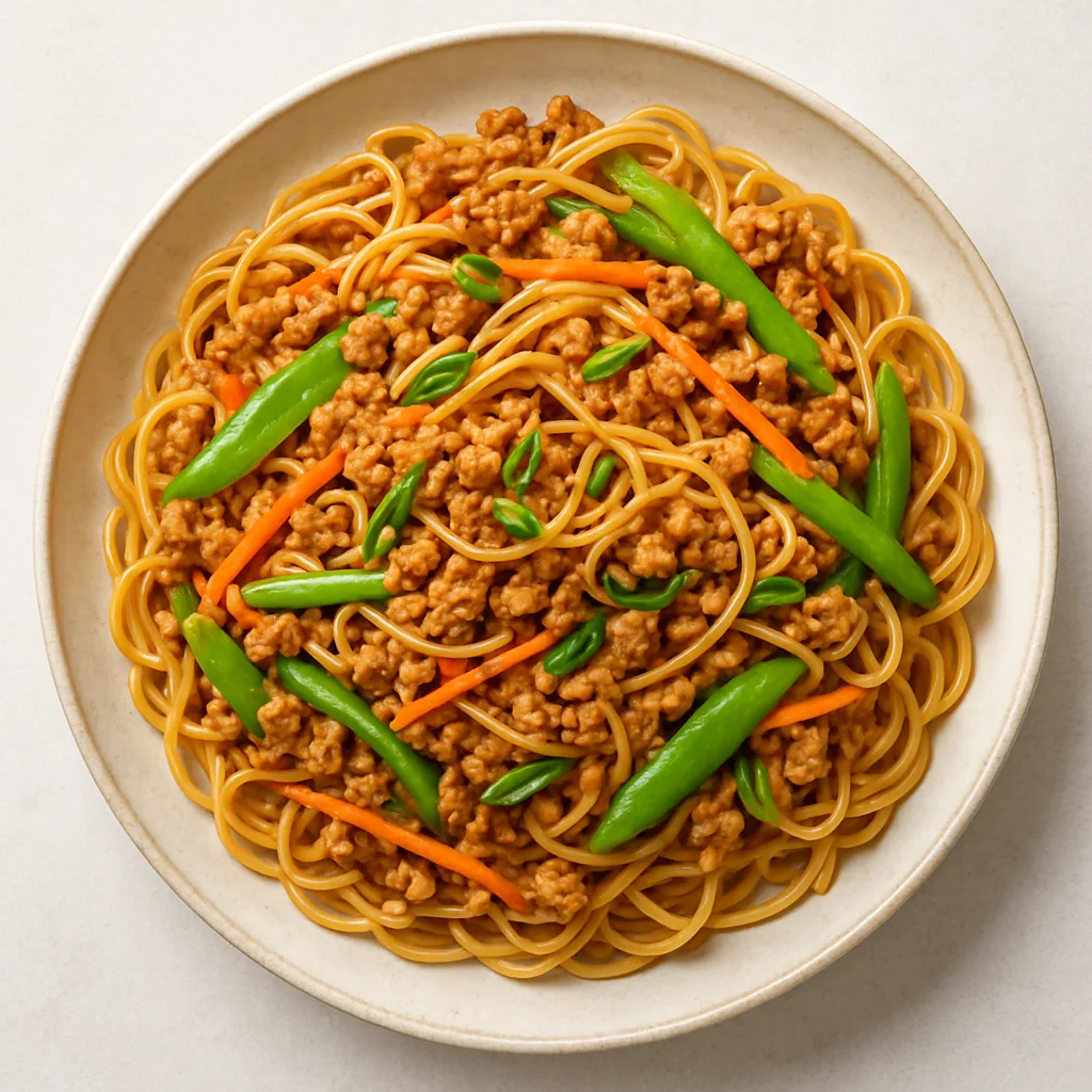 Soy Mince Chow Mein — plant-based or original dish photo