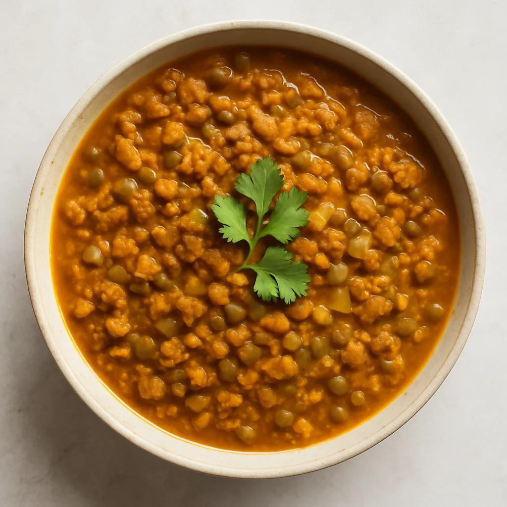 Soy Mince Dhansak — plant-based or original dish photo