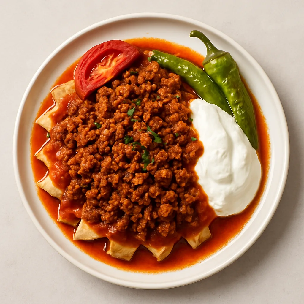 Soy Mince Iskender Kebab — plant-based or original dish photo
