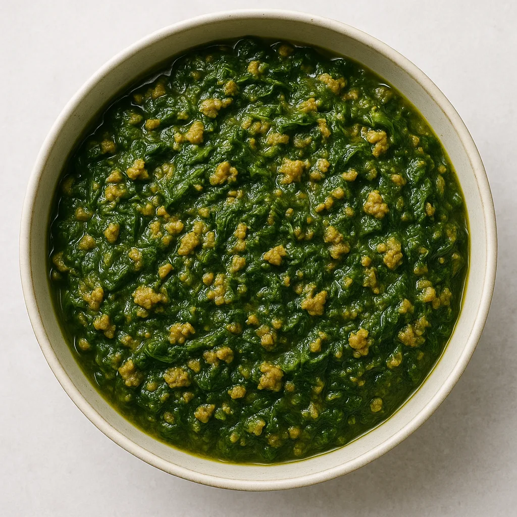 Soy Mince Saag — plant-based or original dish photo