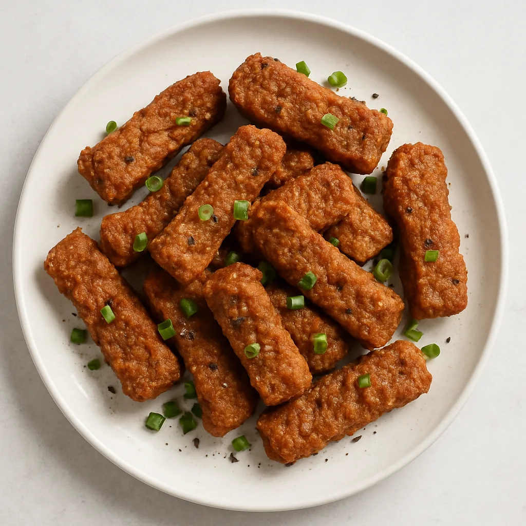 Soy Mince Salt And Pepper Ribs — plant-based or original dish photo