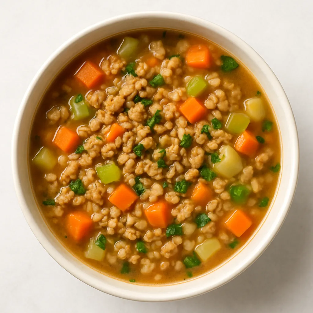Soy Mince Scotch Broth — plant-based or original dish photo