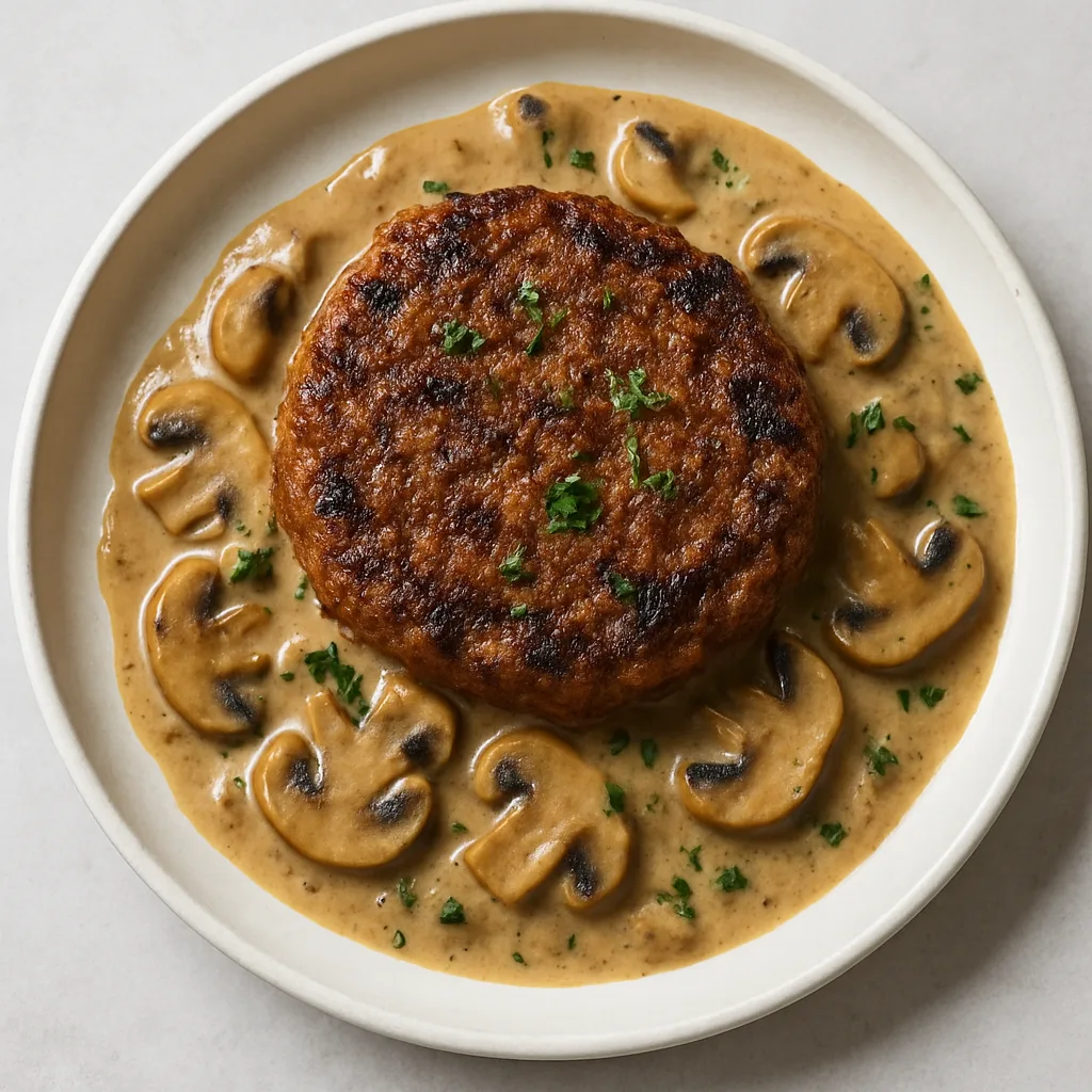 Soy Mince Steak Diane — plant-based or original dish photo
