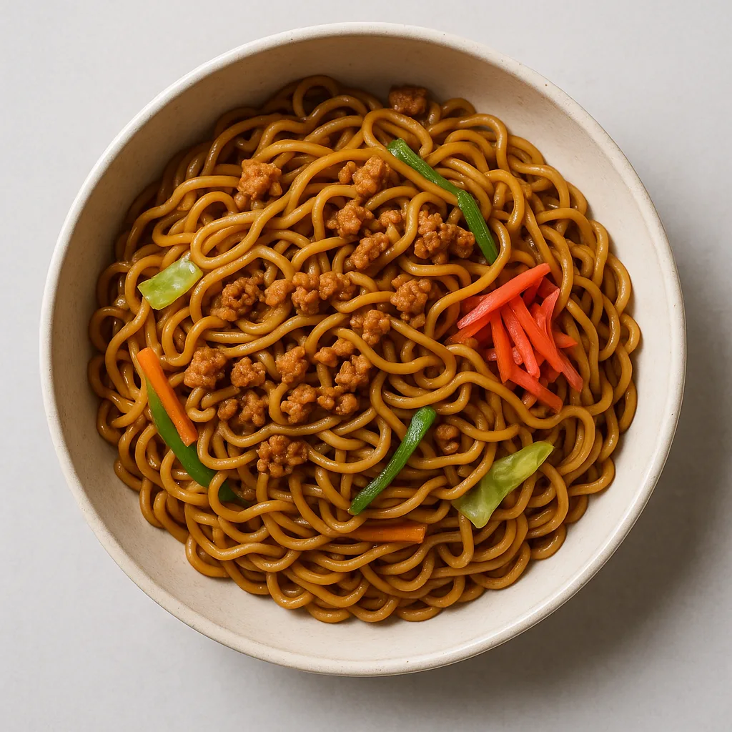 Soy Mince Yakisoba — plant-based or original dish photo