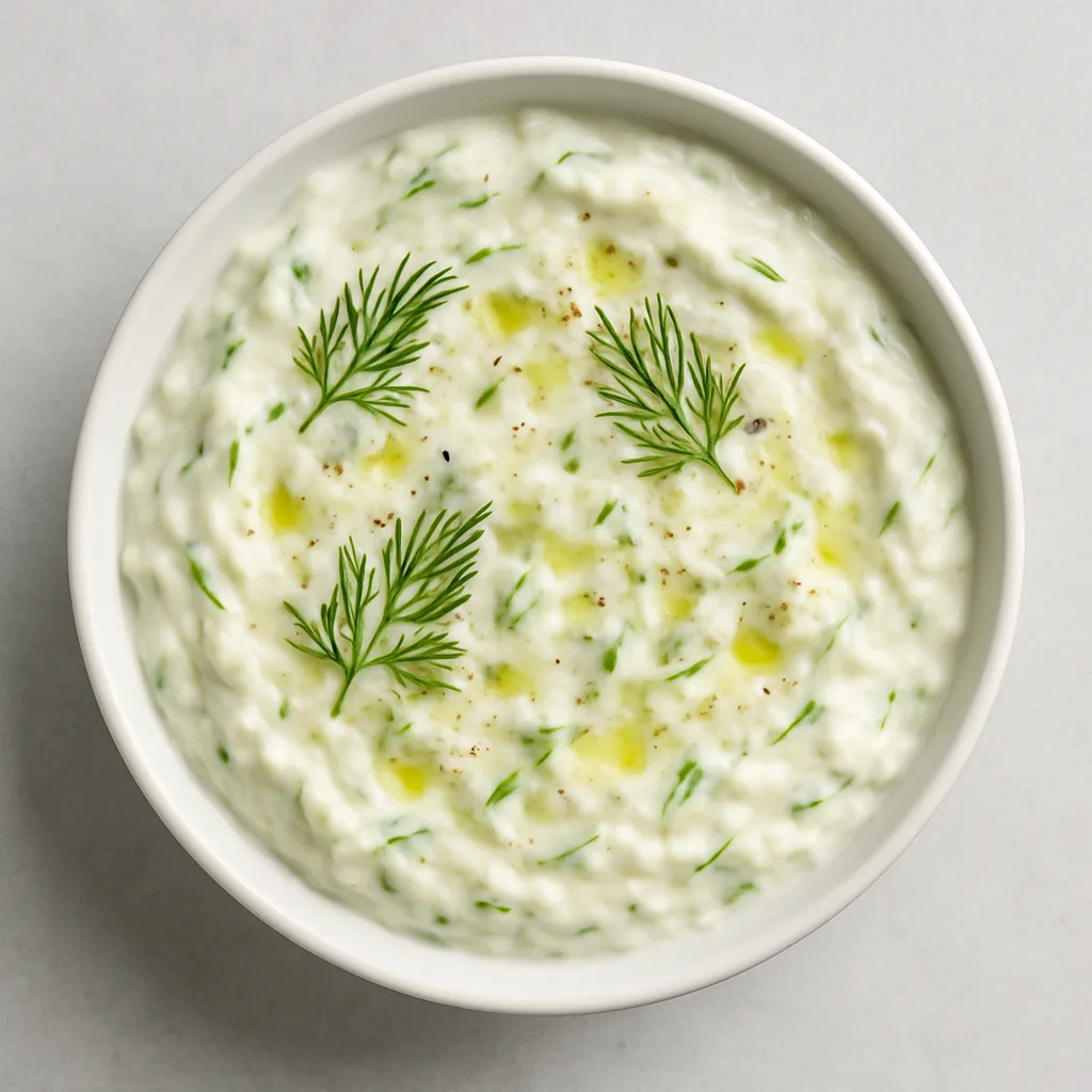 Soy Yogurt Tzatziki — plant-based or original dish photo