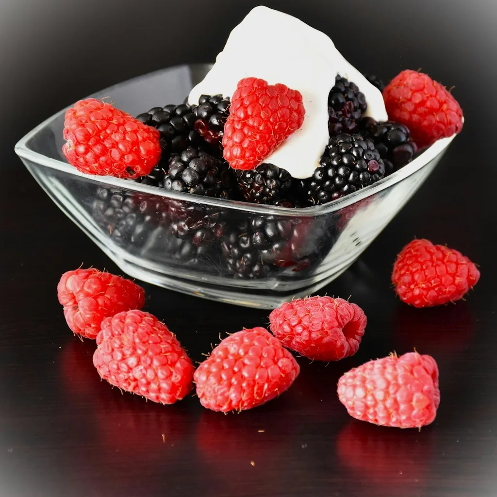 Soy Yogurt With Berries — plant-based or original dish photo