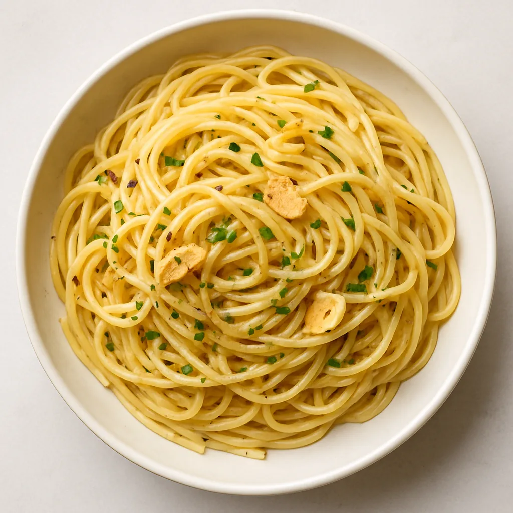 Spaghetti Aglio E Olio — plant-based or original dish photo