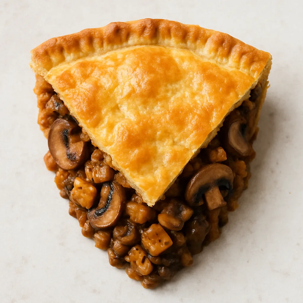 Tempeh And Mushroom Pie — plant-based or original dish photo